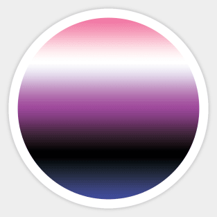 Genderfluid Pride Gradient Sticker